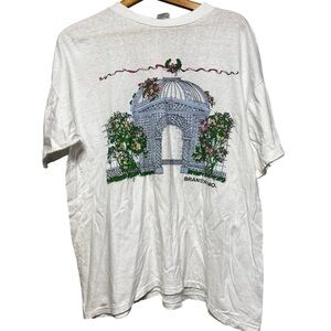 VTG 90s Branson Missouri Graphic T-Shirt Garden Pavilion Floral Print Tee Large
